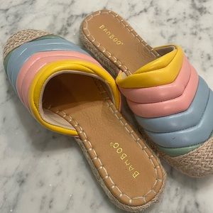 Colorful mules